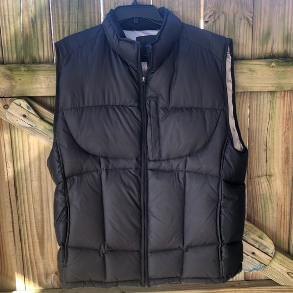 GAP Other - Gap Black Quilted Down Filled Full Zip 5 Pocket Vest Size L